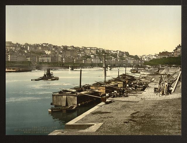 The St Clair Brotteaux Lyons Vintage A4 Photo Print