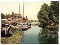 The Staithe Potter Heigham Vintage A4 Photo Print