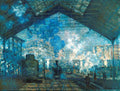 The Station Saint Lazare A4 Photo Print