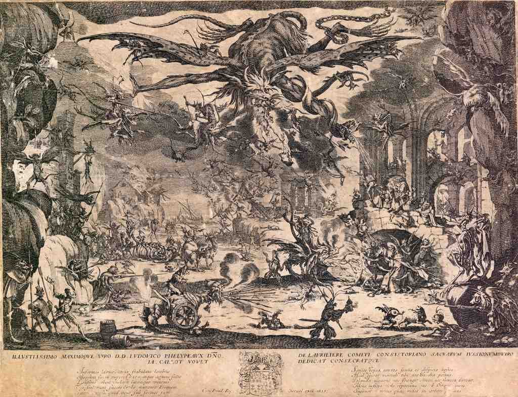 The Temptation Of Saint Anthony 1635 Vintage A4 Photo Print