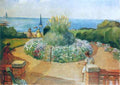 The Terrasse At Prefailles 1920 A4 Photo Print