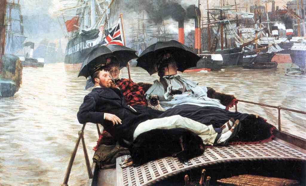 The Thames Tissot A4 Photo Print