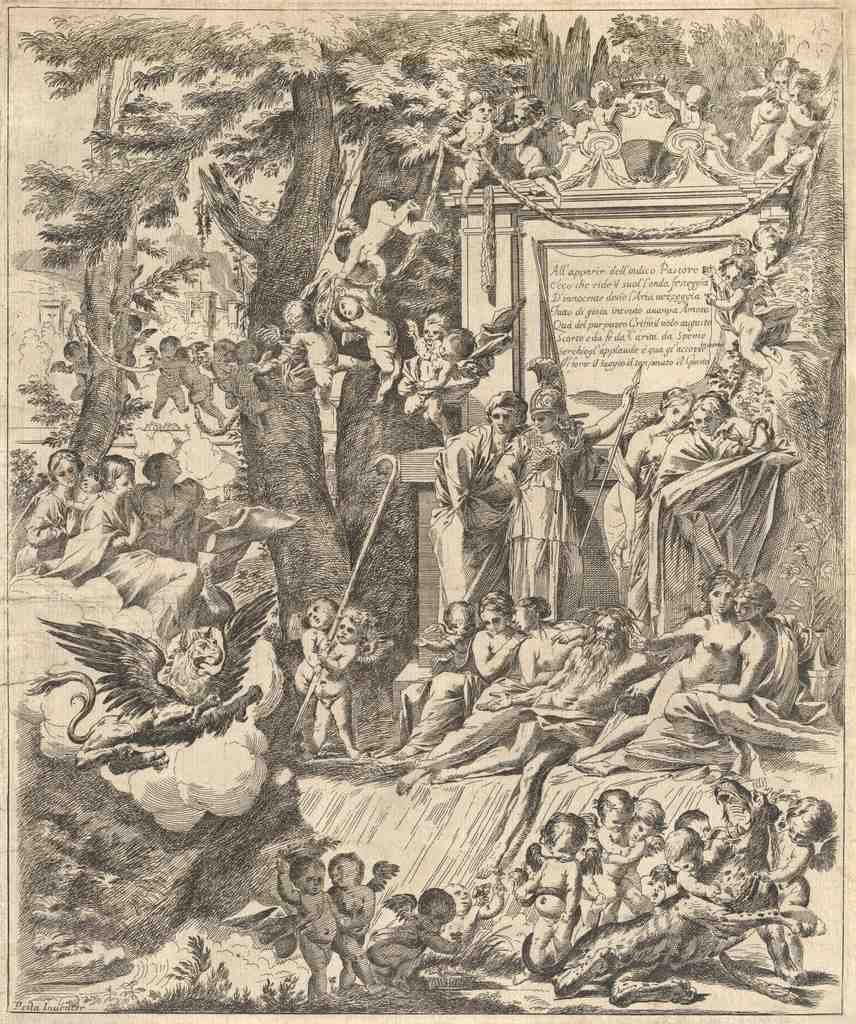 The Three Virtues 17thc Vintage A4 Photo Print