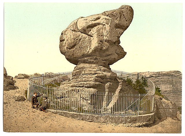 The Toad Rock Tunbridge Wells Vintage A4 Photo Print