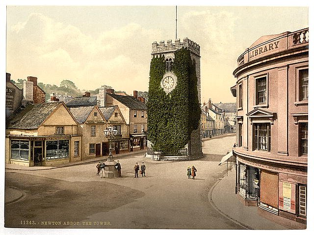 The Tower Newton Abbott Vintage A4 Photo Print