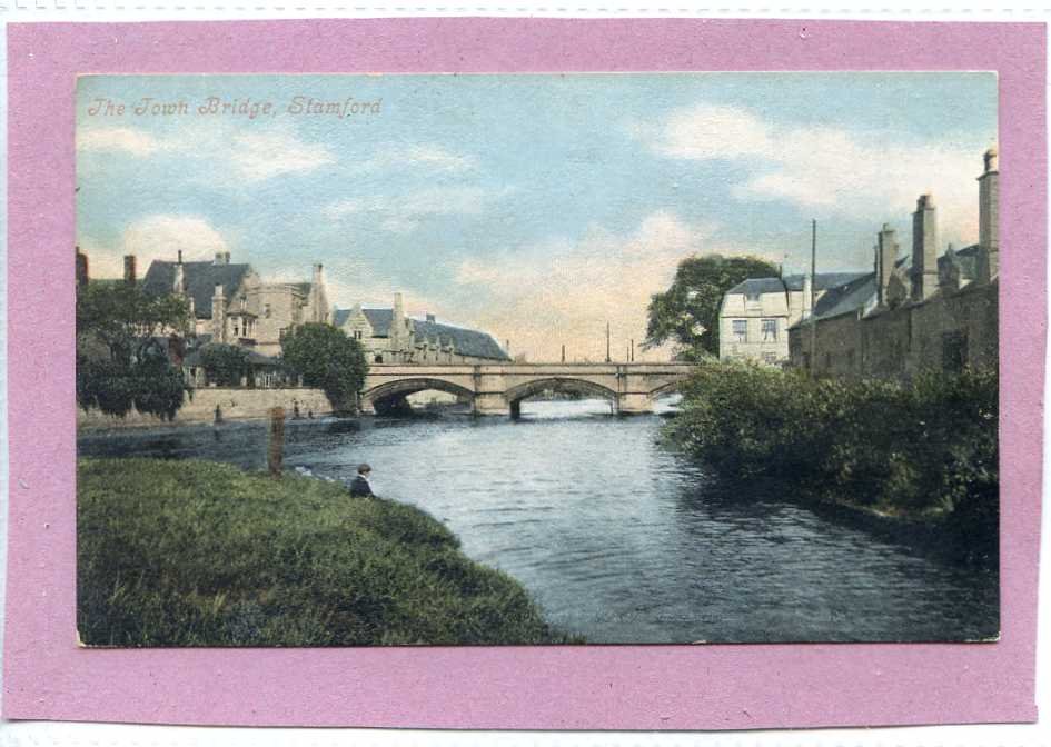 The Town Bridge Stamford Lincolnshire Vintage A4 Photo Print