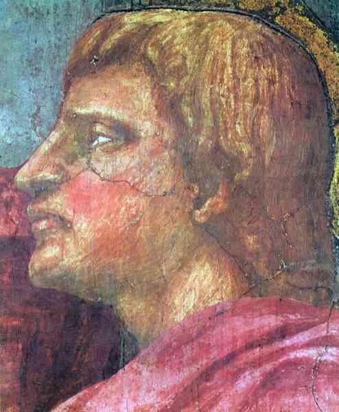 The Trinity Detail 4 by Masaccio A4 Photo Print