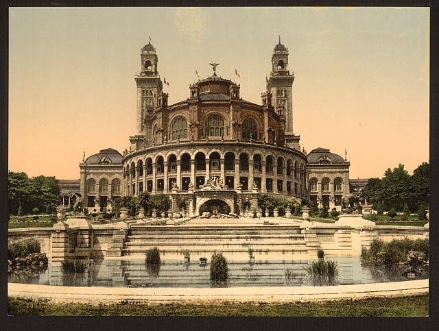 The Trocadero Exposition Universal 1900 Paris Vintage A4 Photo Print