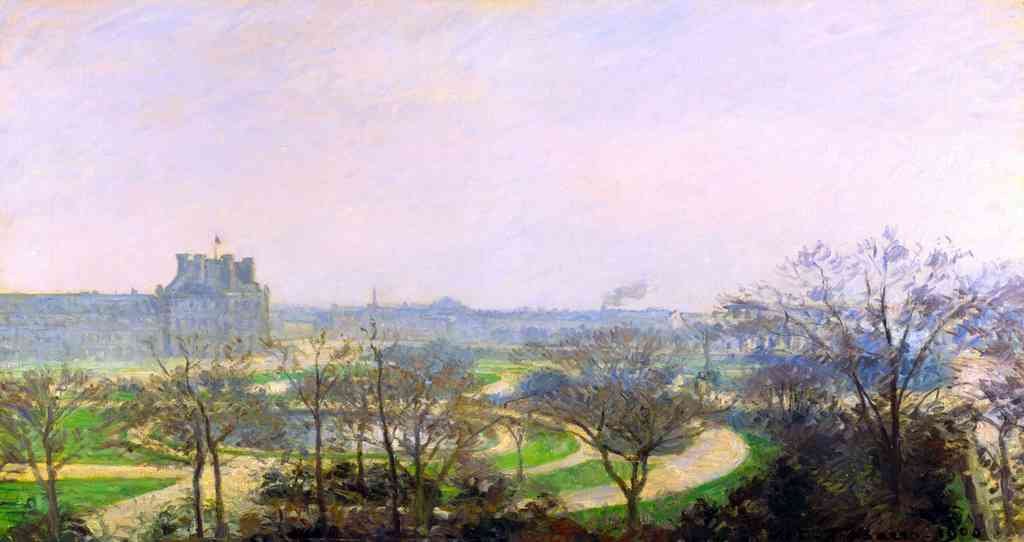 The Tuileries Pissarro Impressionism A4 Photo Print