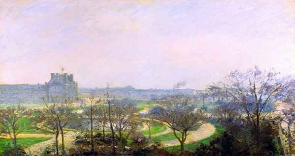 The Tuileries by Pissarro Impressionism A4 Photo Print