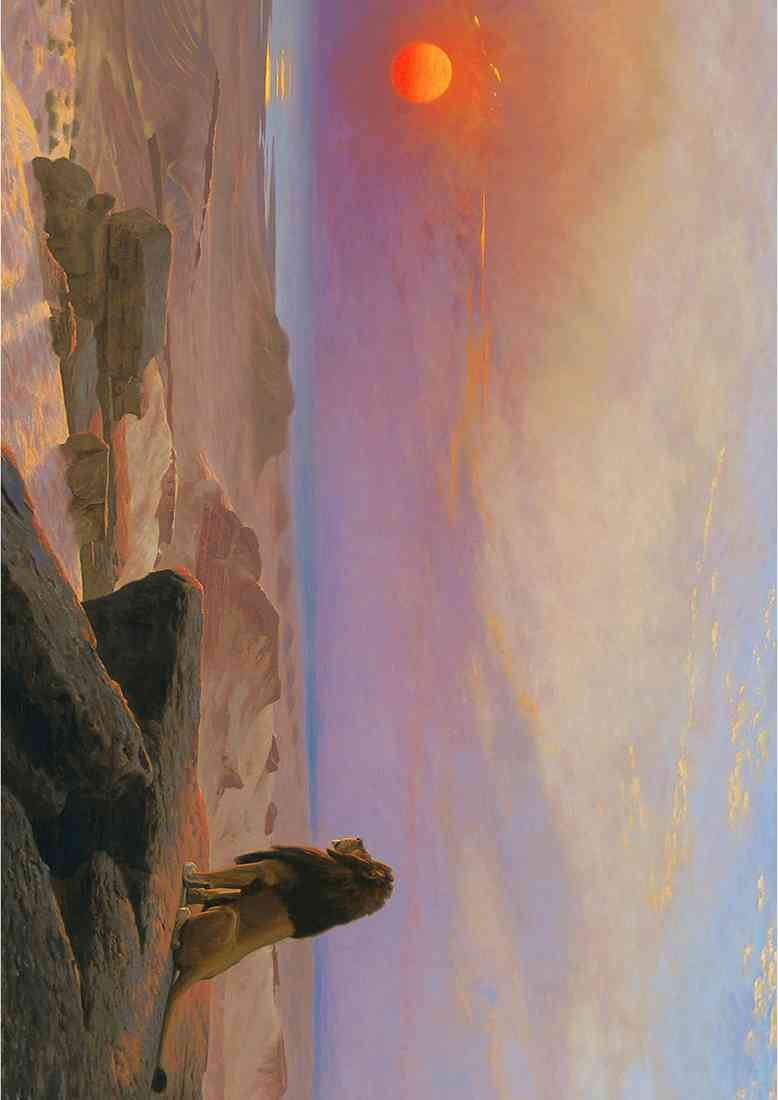 The Two Majesties Jean Leon Gerome crop A4 Photo Print