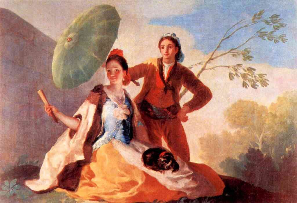The Umbrellas Goya A4 Photo Print