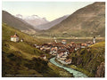 The Ursern Valley II Andermatt Vintage A4 Photo Print