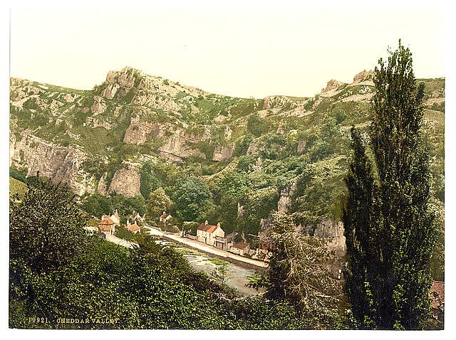 The Valley Cheddar Vintage A4 Photo Print