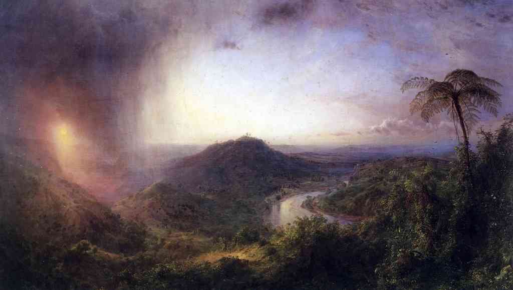 The Valley Of St Thomas Jamaica Frederick Edwin Church A4 Photo Print