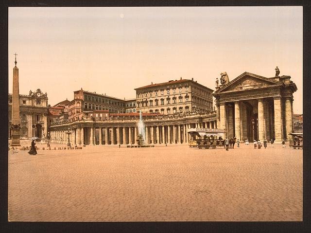 The Vatican I Rome Vintage A4 Photo Print