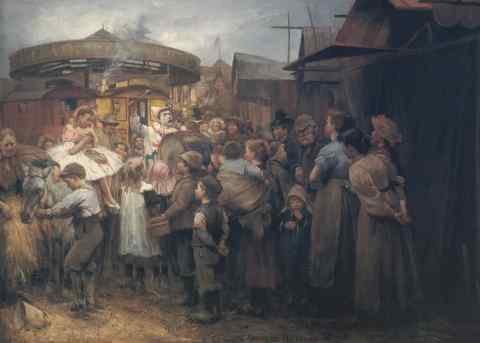 The Village Carnival A4 Photo Print