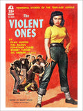 The Violent Ones Book Cover Vintage Retro Advert Poster A4 Photo Print