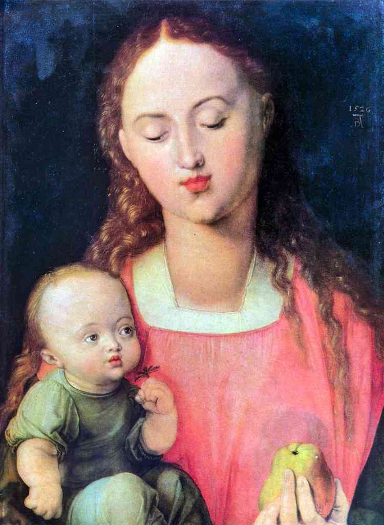 The Virgin And Child 1 Durer A4 Photo Print