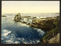 The Virgins Rock Biarritz Pyrenees Vintage A4 Photo Print