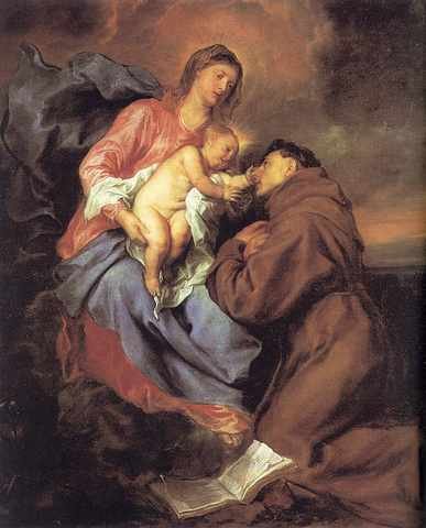 The Vision Of Saint Anthony Cgf A4 Photo Print