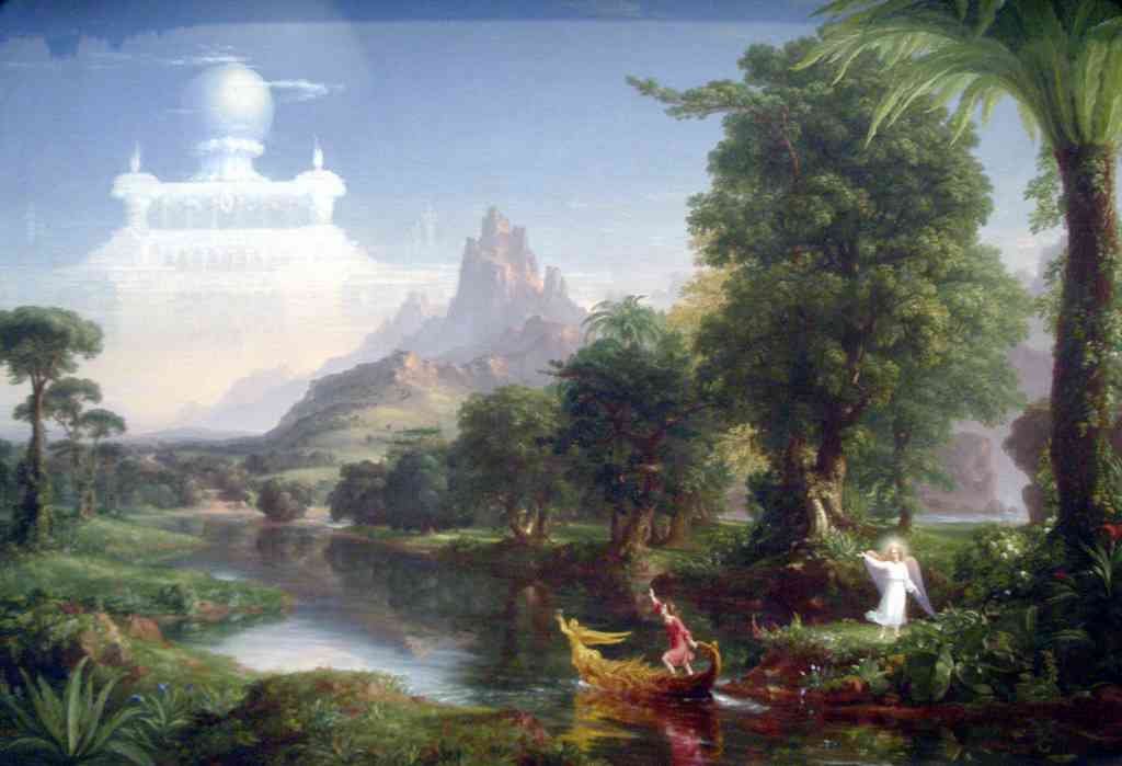 The Voyage Of Life Youth Thomas Cole A4 Photo Print