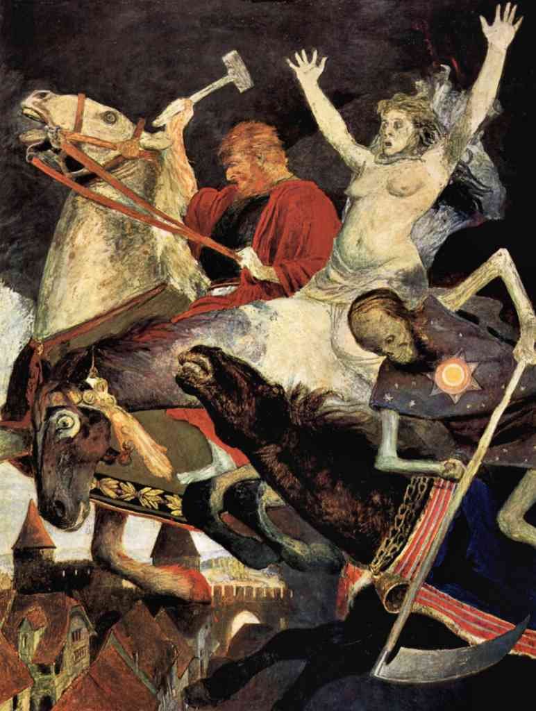 The War Arnold Bocklin Symbolism A4 Photo Print