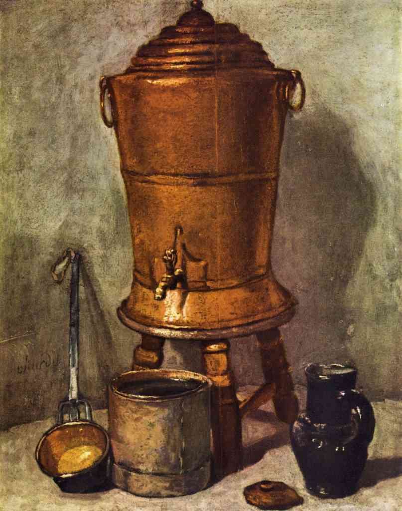 The Water Tank Jean Chardin A4 Photo Print