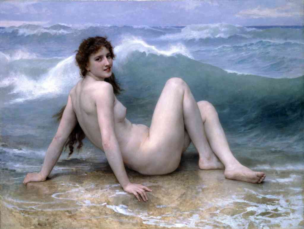 The Wave Bouguereau A4 Photo Print