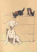 The White Puppy 1909 1 A4 Photo Print