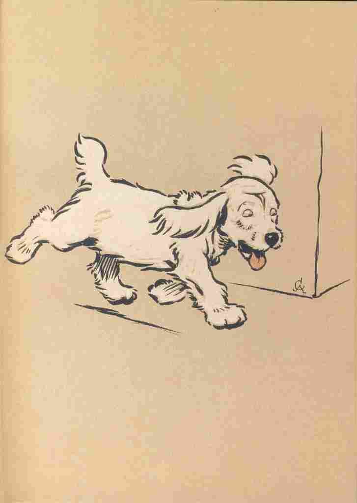 The White Puppy 1909 4 A4 Photo Print