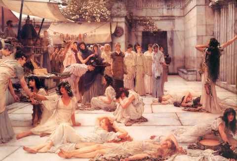 The Women Of Amphiss A4 Photo Print