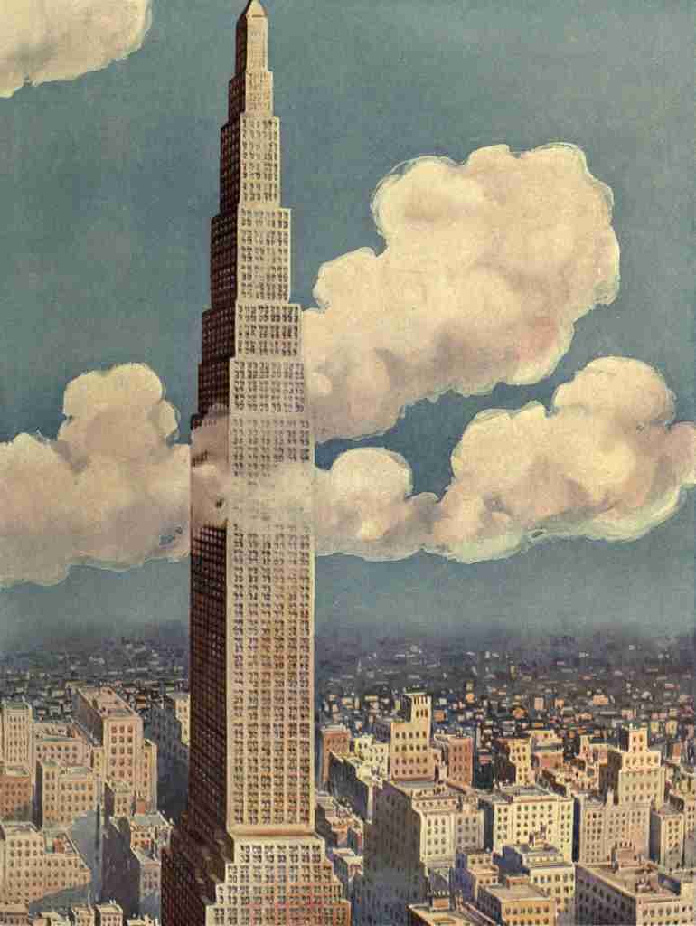 The Wonder Book of Engineering Wonders nd Larkin Tower never built A4 Photo Print