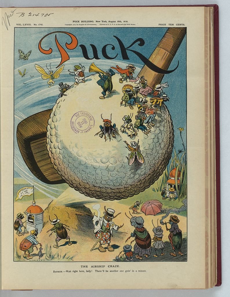 The airship craze PUCK A4 Photo Print