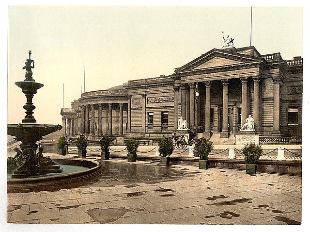 The art gallery and museum Liverpool Vintage A4 Photo Print