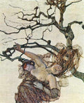 The bad mothers detail Giovanni Segantini Symbolism A4 Photo Print