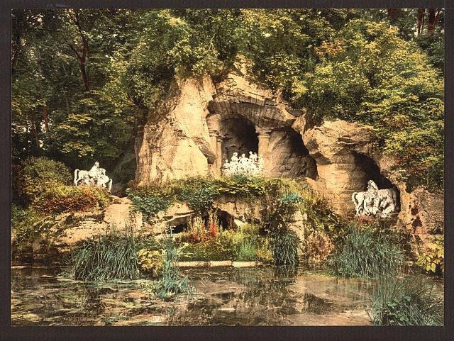 The baths of Apollo Versailles Vintage A4 Photo Print