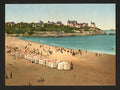 The beach Dinard Vintage A4 Photo Print