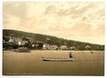 The beach Grange over Sands Vintage A4 Photo Print