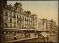 The beach and hotels Ostend Vintage A4 Photo Print