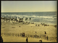 The beach from the Kursaal Ostend Vintage A4 Photo Print