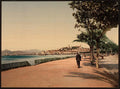 The boulevards Cannes Vintage A4 Photo Print