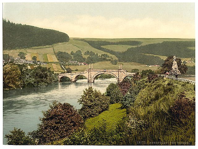 The bridge Aberfeldy Vintage A4 Photo Print