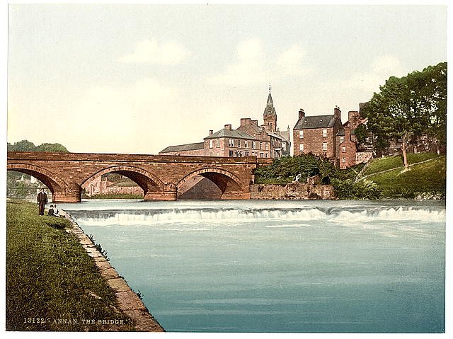 The bridge Annan Vintage A4 Photo Print