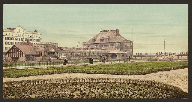 The casino Atlantic City Vintage A4 Photo Print