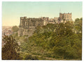 The castle Durham Vintage A4 Photo Print