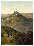 The castle Hohenzollern Vintage A4 Photo Print
