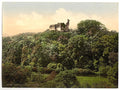 The castle Okehampton Vintage A4 Photo Print