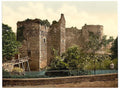 The castle Rothsay Vintage A4 Photo Print