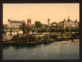 The castle from south front Pau Pyrenees Vintage A4 Photo Print